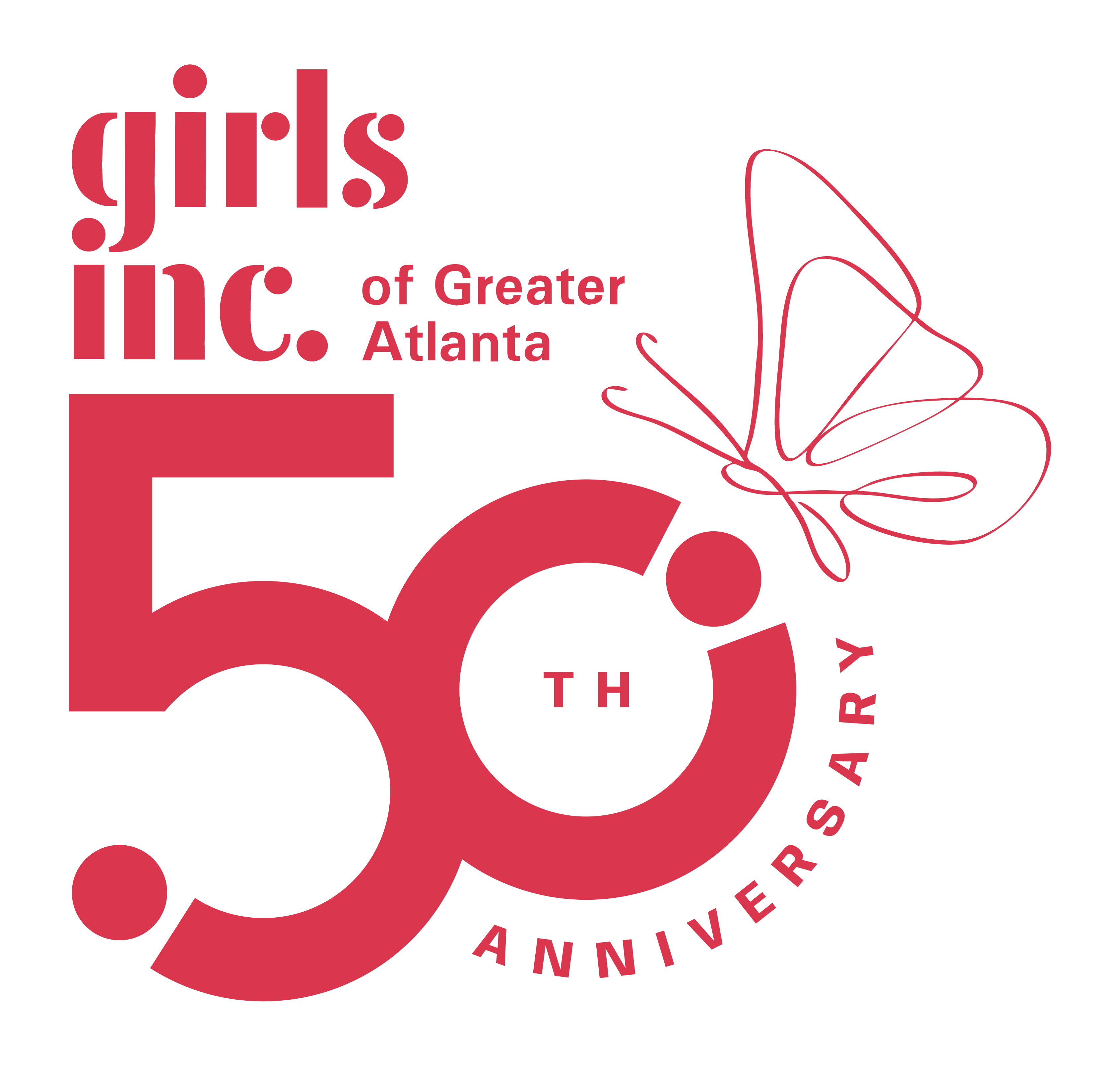 Girls Inc. of Greater Atlanta 50th Anniversary logo